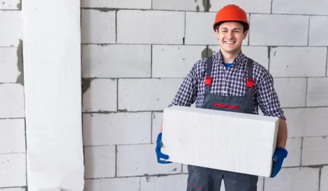 Cálculo de materiales de construcción para un muro de bloque de hormigón 40x20x20